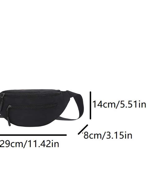 Men Zip Front Waist Bag Chest Bag Fanny Pack Crossbody Bag Sling Bag ...