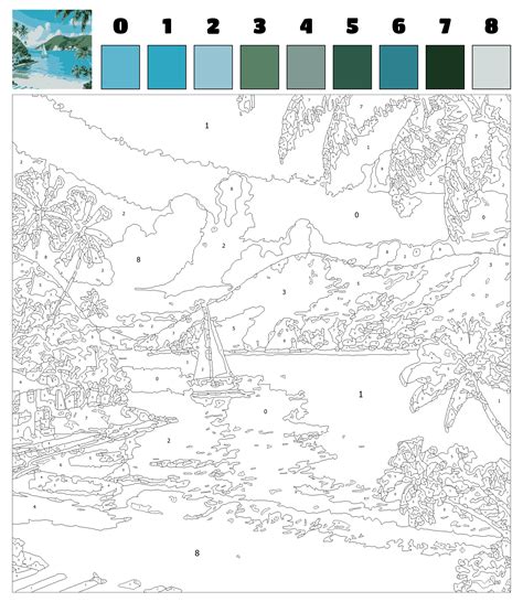Hard Color By Number Coloring Pages - 10 Free PDF Printables | Printablee