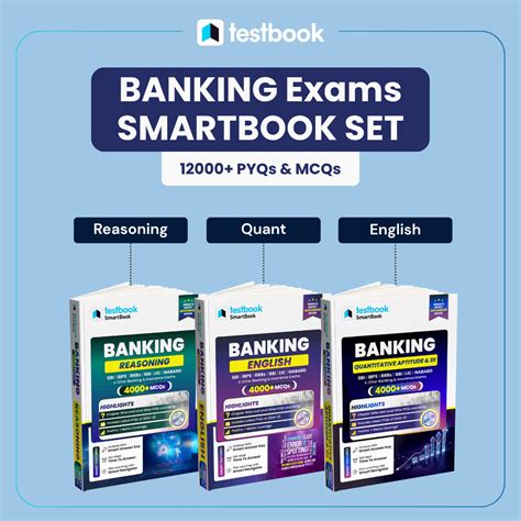 Testbook Banking Exams Smartbook Set 12000+ Qs: Reasoning, Quantitativ ...