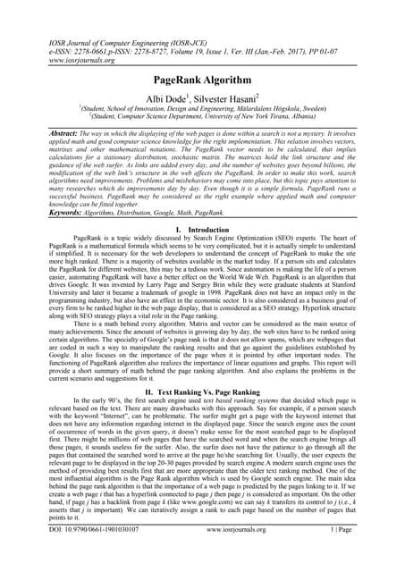 Flowchart for PageRank Algorithm 的图像结果