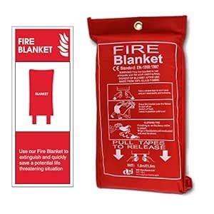 ASAB Wall Mounted Fire Blanket | fire Extinguisher for Kitchen ...