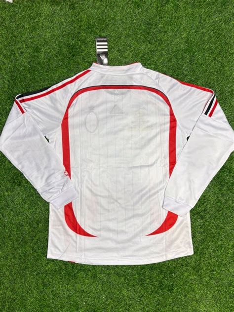 Retro AC Milan 2006-07 Away Kit Fan Edition Full Sleeve With Short