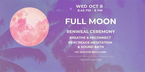 Full Moon Renewal: Gentle Breathing, Reiki Meditation & Sound Healing ...