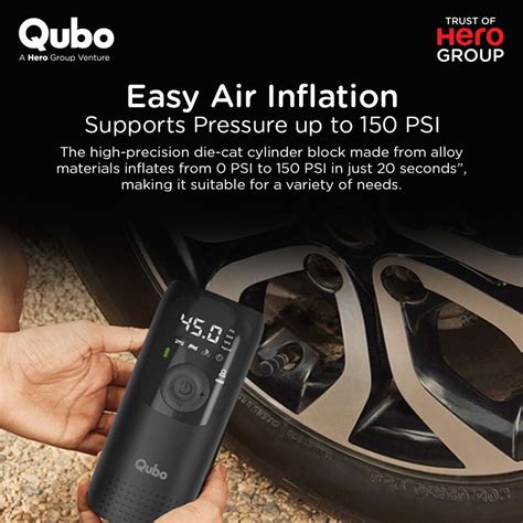 Qubo HIA01 150 psi Tyre Air Pump for Car & Bike Price in India - Buy ...