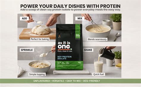 AS-IT-IS One Soy Protein Isolate Unflavoured 2Kg