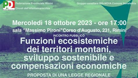 Funzioni ecosistemiche dei territori montani, sviluppo sostenibile e ...