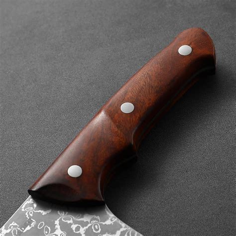 Handmade Drahcenader Damast Hunting & Chef Knife - VG10 Steel Wooden ...