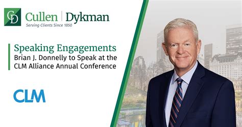 Brian J. Donnelly to Speak at the CLM Alliance Annual Conference ...
