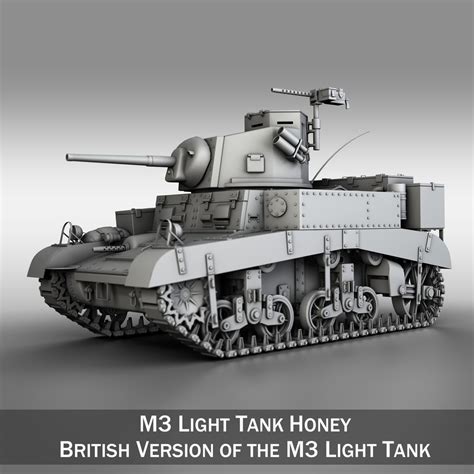 3d British M3 Light Tank