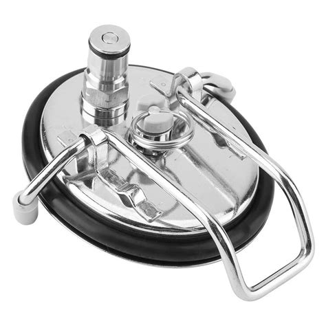 Home Brew Cornelius Style Keg Carbonation Lid Kit with 0.5 Micron ...
