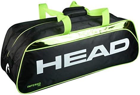 HEAD Inferno 70 Two Compartments 6 Racquet Badminton kit Bag (Size ...