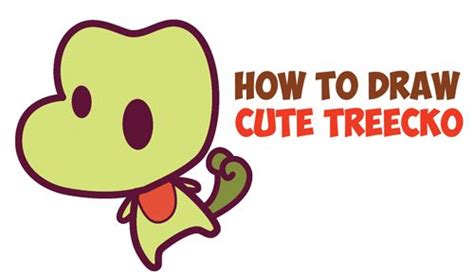 Image result for How to Draw Pokemon Treecko