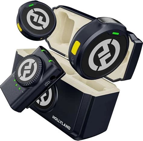 Hollyland - Lark M2 Combo Wireless Lavalier Microphone : Amazon.in ...