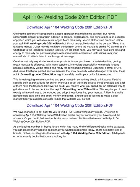 Image result for API 1104 Welding Procedure Specification