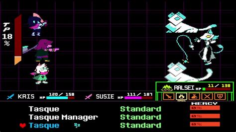 DELTARUNE CHAPTER 2 | TASQUE MANAGER BOSS FIGHT - YouTube