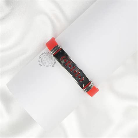Red Bracelet with Metal Plate Imported Fashion Accessory – The World Of ...