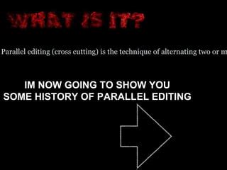 Image result for Parallel Editing