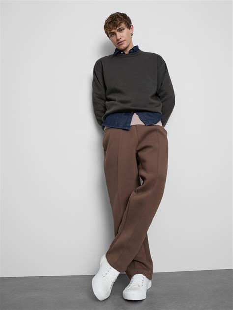 Mens Dark Blue Crew Neck Sweatshirt | Primark