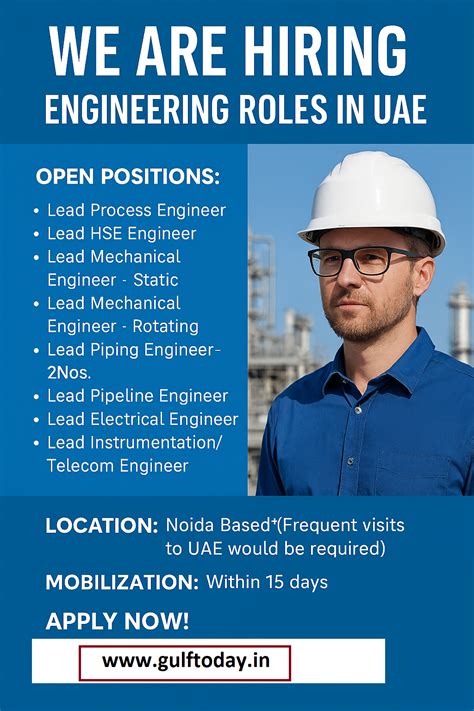 Lead-Engineering-Jobs-UAE-Noida-Base-Apply-Now - GULF TODAY JOBS