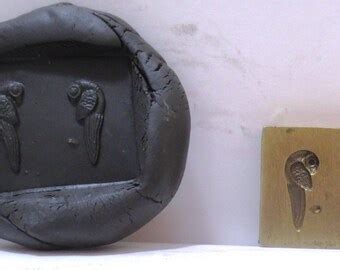 Buy Vintage Indian Brass Bronze Jewelry Making Tool Mould Stamp Dye Wax ...