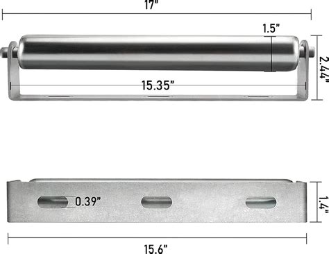 Buy 17 Long Roller and Bracket Set - 1.5 Diameter for Transporting Such ...