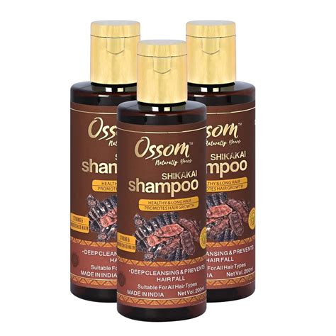 Buy OSSOM Shikakai Herbal Shampoo - for Gentle Cleansing & Nourishing ...