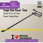 SINGLE RAM 25 CM HITAM / 10 PCS | RAJA RAK MINIMARKET | JUAL RAK TOKO ...