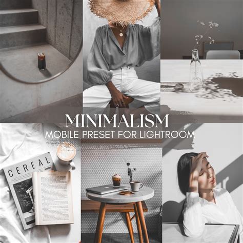 Minimalism Lightroom Preset Bundle, Clean Neutral Photo Filter - Etsy