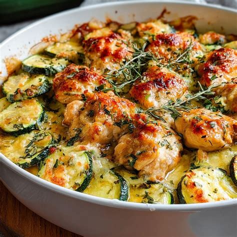 Delicious High Protein Chicken Zucchini Bake: A Healthy and Easy Dinner ...