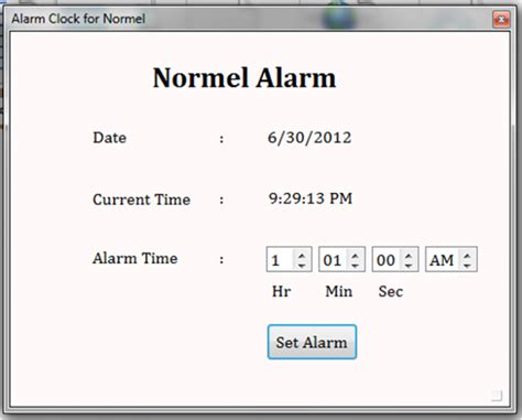 Image result for Alarm Clock Using Visual Basic Studio
