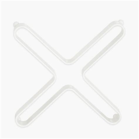 Buy Orion-Mattle White Solid Metal Trivets - 14.5x14.5x2 cm from Home ...