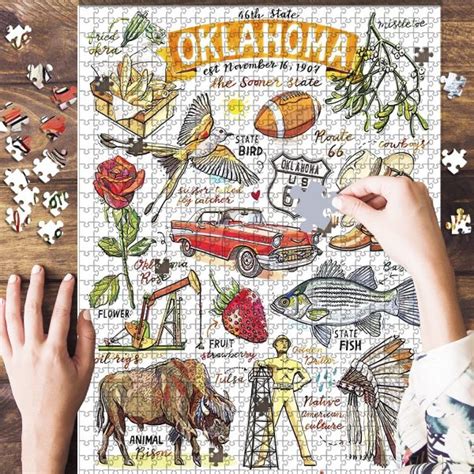 Oklahoma Jigsaw Puzzle Set