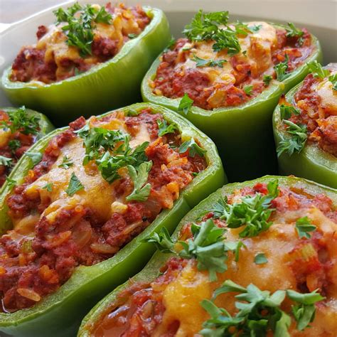 Brown Rice Stuffed Peppers ☺ - Clean Eating Recipe | Clean Food Crush