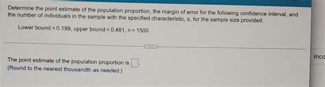 Image result for Point Estimate Population Proportion Formula