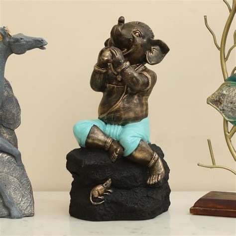 Buy VEDAS Mystical India Pari Polyresin Ganesha Figurine from Vedas at ...