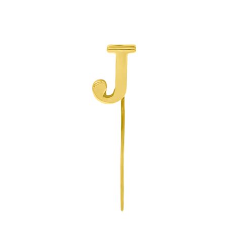 Letter J Lapel Pin – OnetabyDSG
