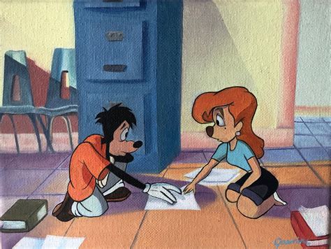 Goofy and Roxanne | Goofy movie, Goof troop, Goofy
