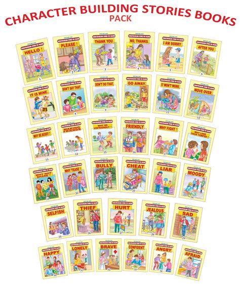 Character Building 35 Moral Stories Books Pack for Children 840 pages ...