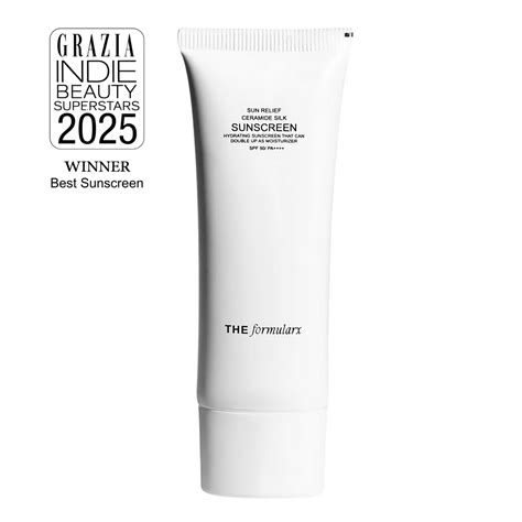 Sun Relief Ceramide Silk Hydrating Sunscreen SPF 50 / PA ++++ – THE ...