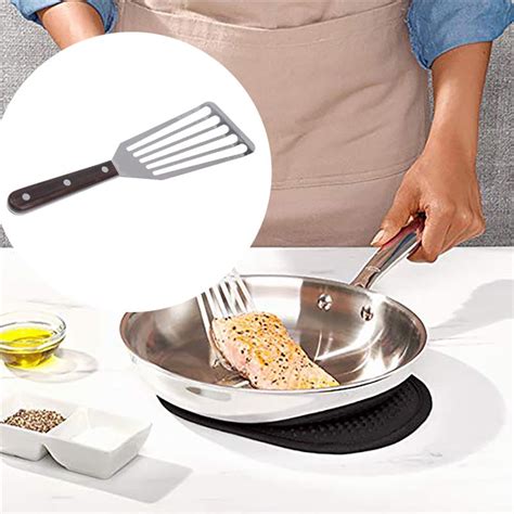Fish Turner Set Fish Spatula With Wooden Handle St... – Vicedeal