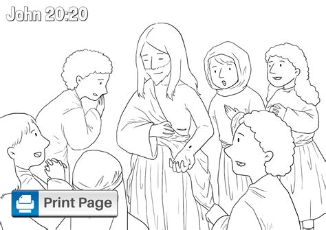 Free Doubting Thomas Coloring Pages for Kids – ConnectUS