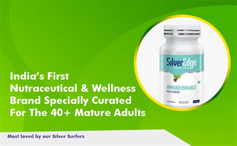 Buy SilverEdge Immuno Enhance for Men & Women (30 Tablets) | Immunity ...