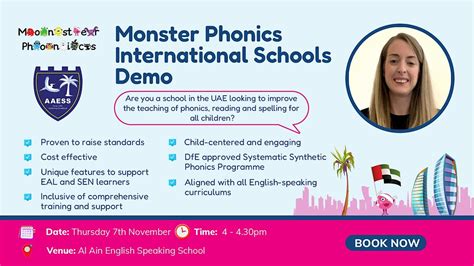 Monster Phonics International Demo, Al Ain English Speaking School, 7 ...