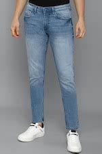 Buy Men Blue Slim Fit Mid Wash Jeans Online - 749198 | Allen Solly