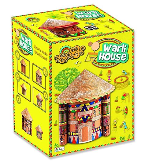 Nabhya Warli House, Warli Art Painting Kit for Kids (6+ DIY Kit ...