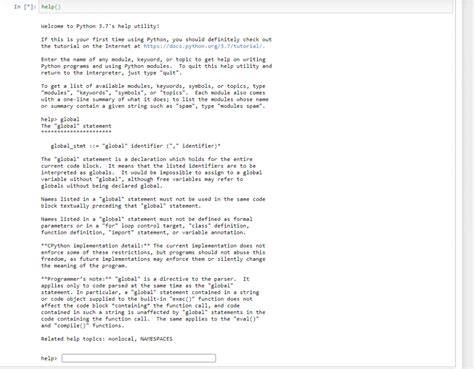 Image result for Help Function Python