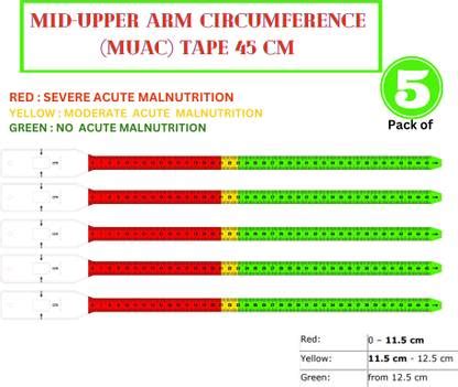 3S Mid-Upper Arm Circumference (MUAC) 45Cm for Children,Pregnant women ...