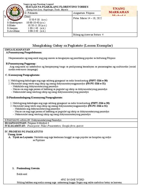 Image result for Lesson Content Examples