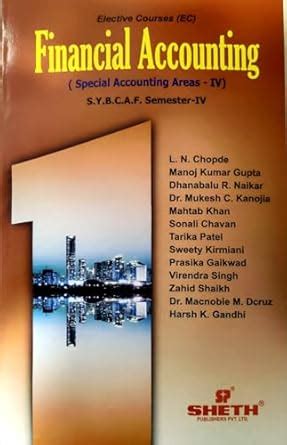 Buy 14|FINANCIAL ACCOUNTING(SPECIAL ACCOUNTING AREAS-IV)|S.Y.B.C.A.F ...