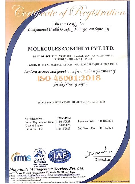MOLECULES CONCHEM PVT LTD